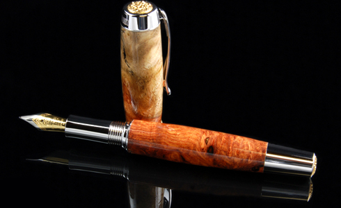 Higdon Fountain Pen that fits your Car�s precious Wood Interior